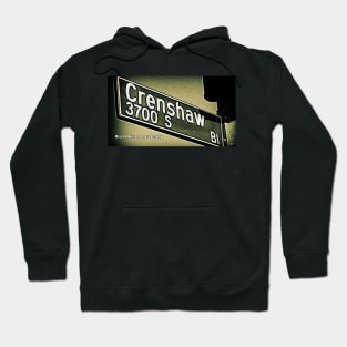 Crenshaw Boulevard, Los Angeles, California by Mistah Wilson Hoodie